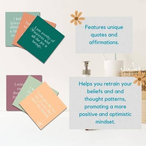 Radiate and Revive Shower Affirmation Cards