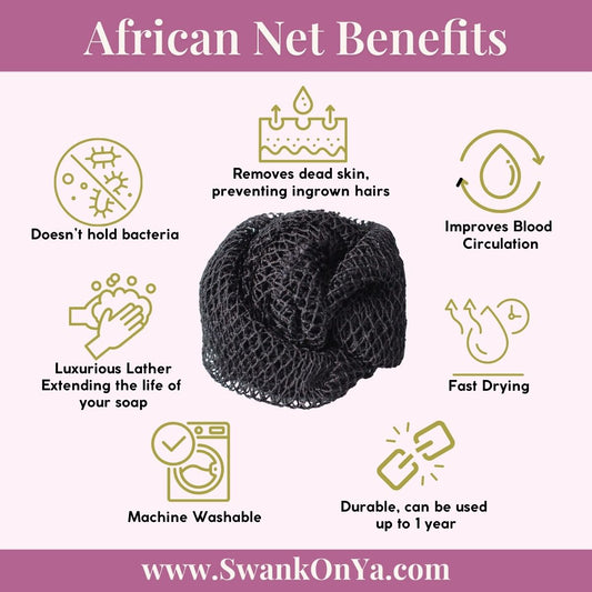 African Net Sponge: Black