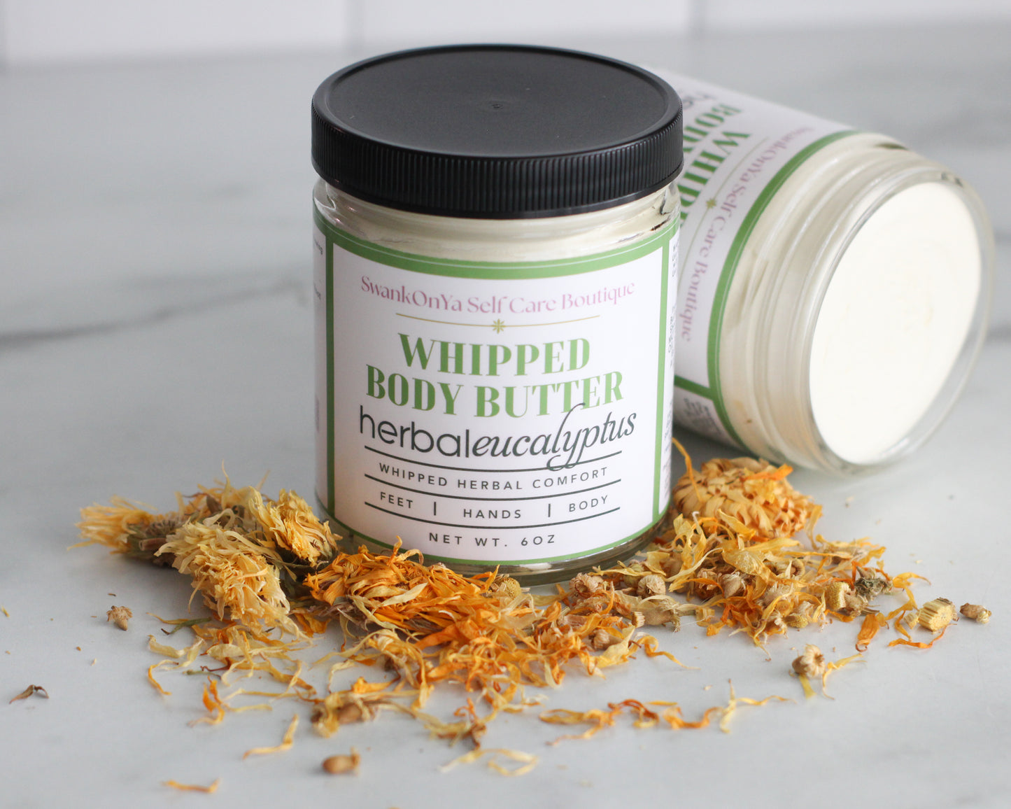 Infused Whipped Body Butter, Herbal Eucalyptus