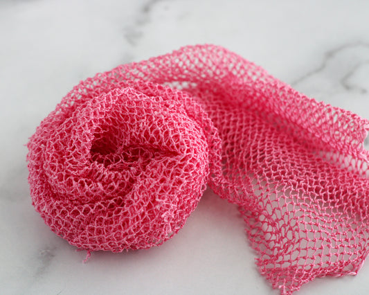African Net Sponge: Light Pink