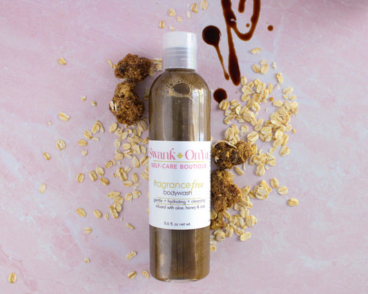 African Black Soap Body Wash, Fragrance Free