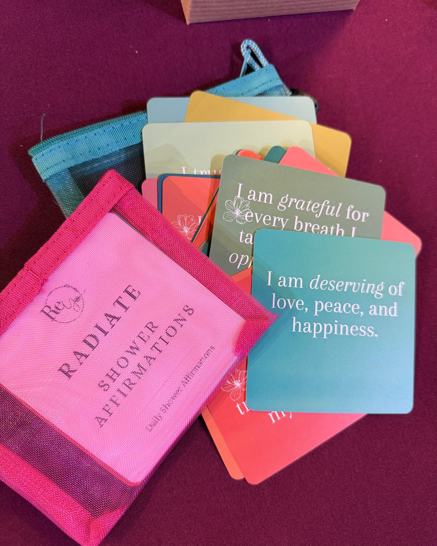 Radiate and Revive Shower Affirmation Cards