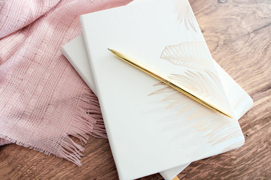 Mindful Moments Gold Leaf Journal