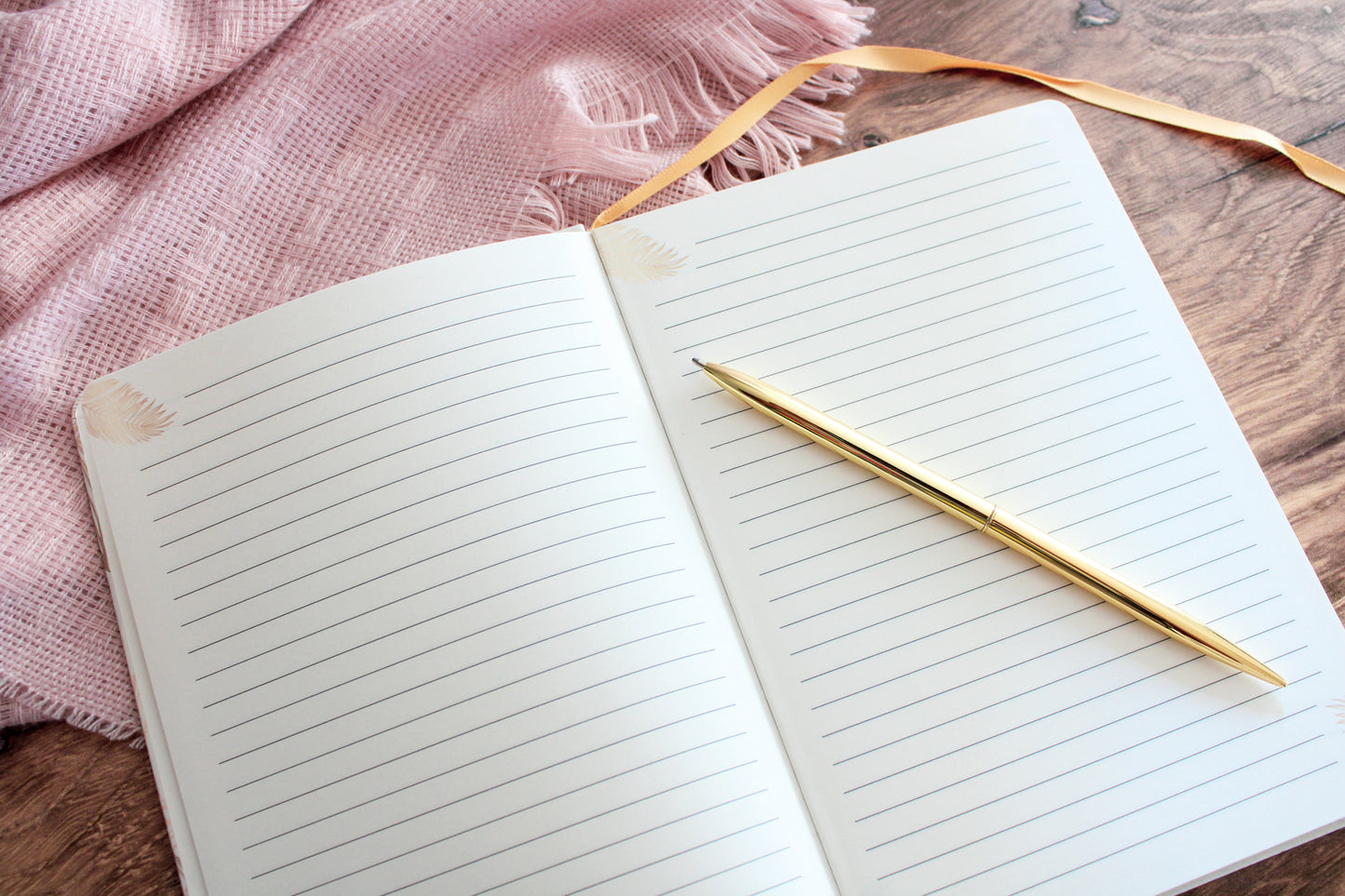 Mindful Moments Gold Leaf Journal