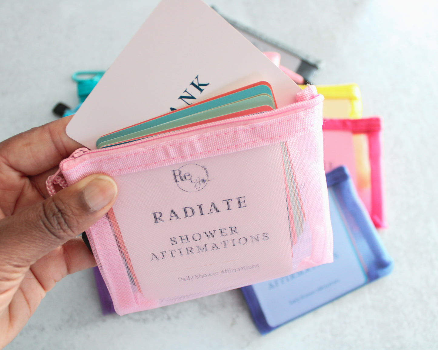 Radiate and Revive Shower Affirmation Cards