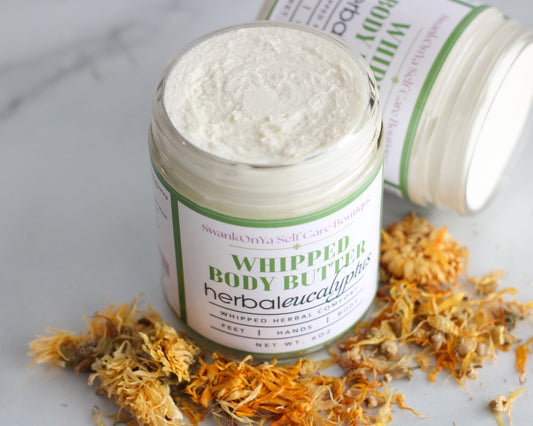 Infused Whipped Body Butter, Herbal Eucalyptus