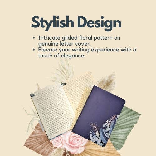 Mindful Moments Gold Leaf Journal